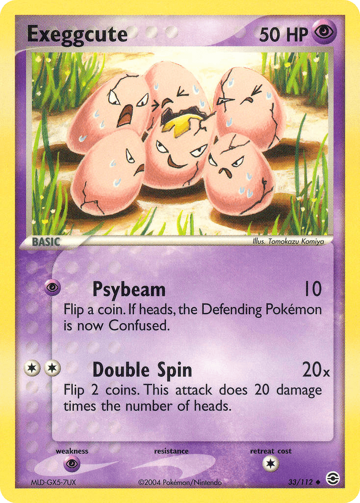 Exeggcute, carta 33 de FireRed & LeafGreen