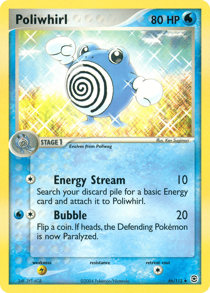 Poliwhirl, carta 46 de FireRed & LeafGreen
