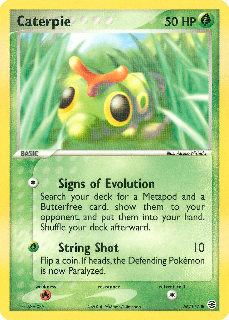 Caterpie, carta 56 de FireRed & LeafGreen