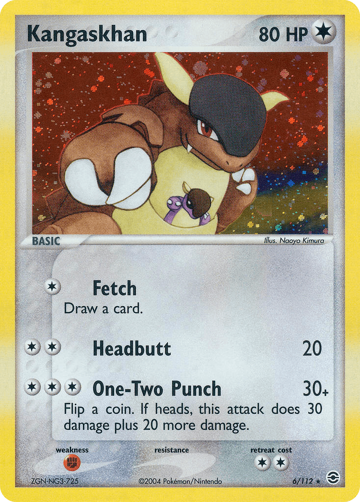 Kangaskhan, carta 6 de FireRed & LeafGreen