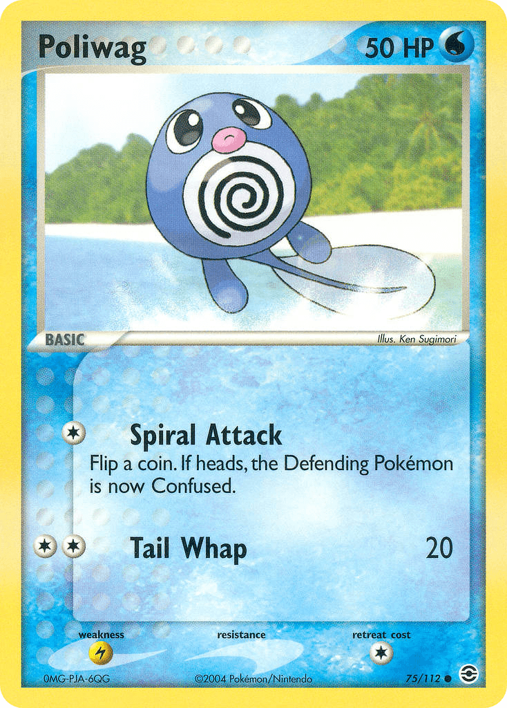 Poliwag, carta 75 de FireRed & LeafGreen