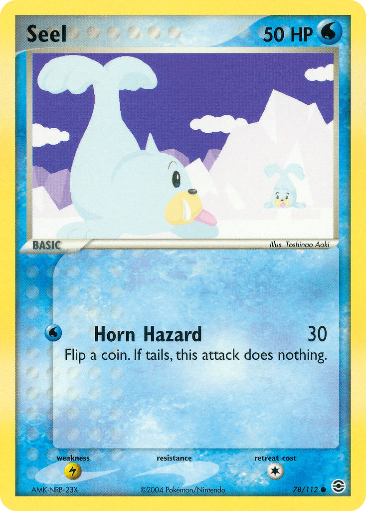 Seel, carta 78 de FireRed & LeafGreen