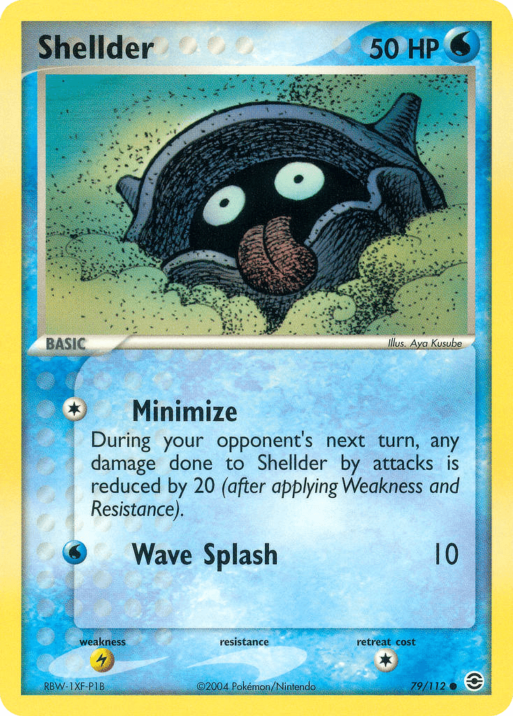 Shellder, carta 79 de FireRed & LeafGreen