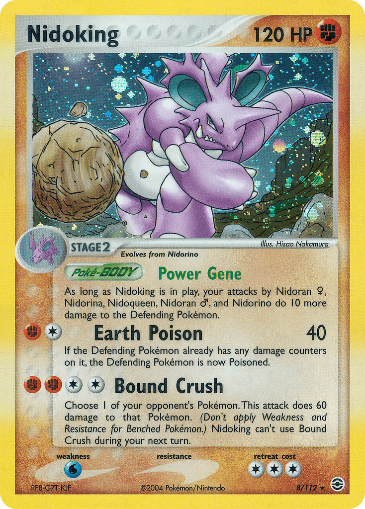 Nidoking, carta 8 de FireRed & LeafGreen