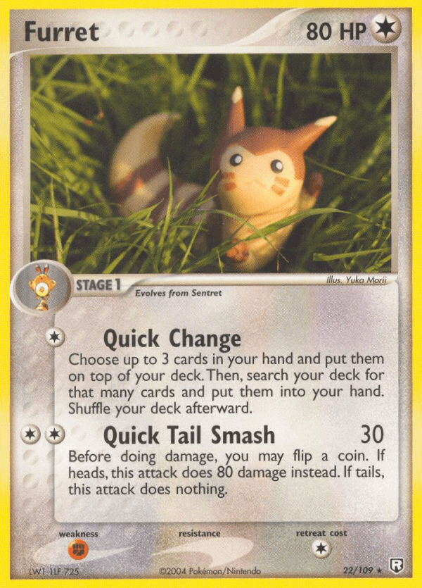 Furret, carta 22 de Team Rocket Returns