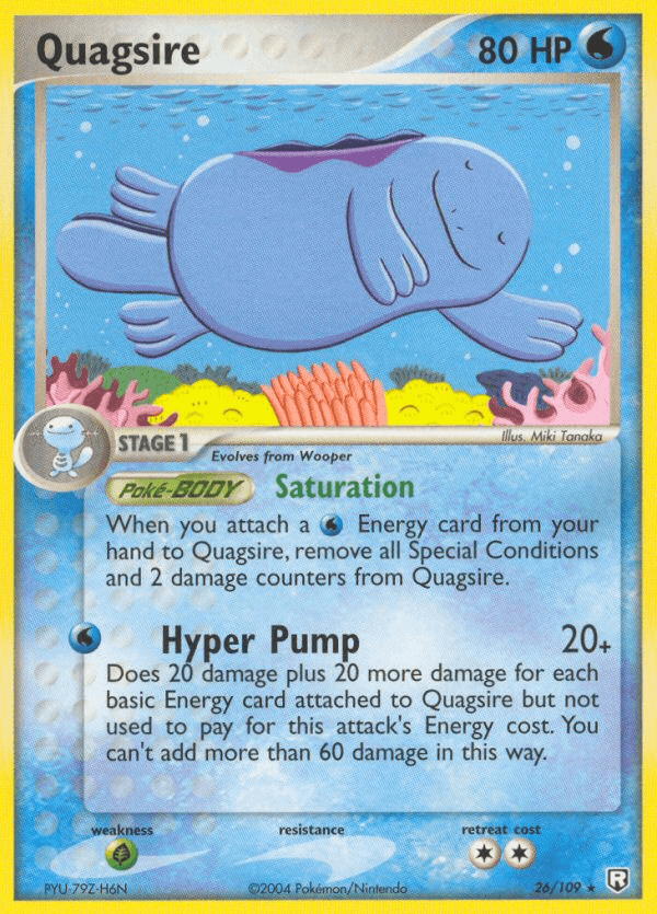 Quagsire, carta 26 de Team Rocket Returns