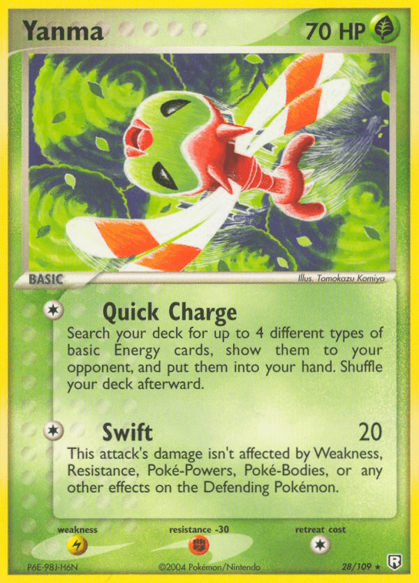 Yanma, carta 28 de Team Rocket Returns