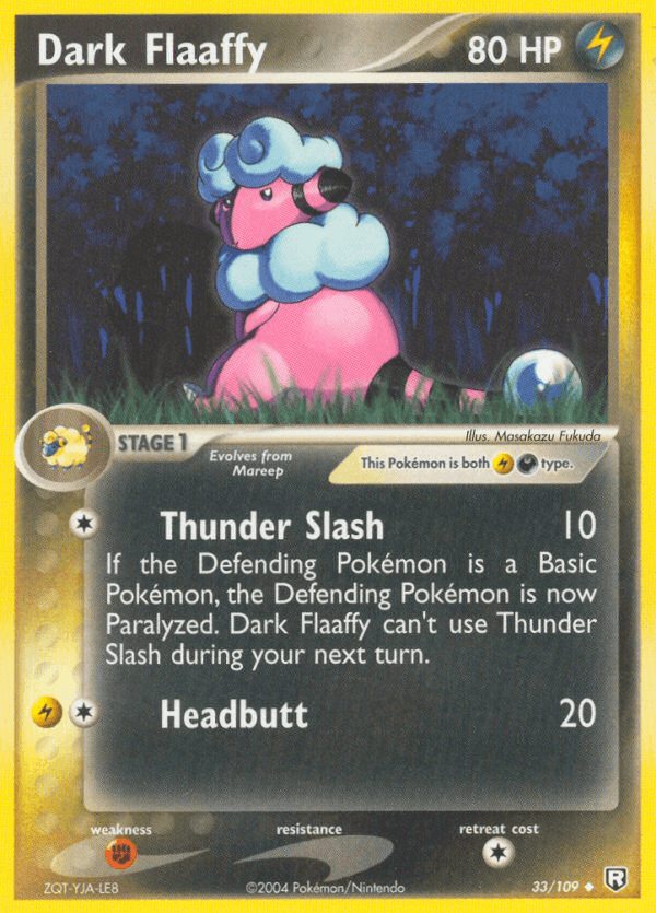 Dark Flaaffy, carta 33 de Team Rocket Returns