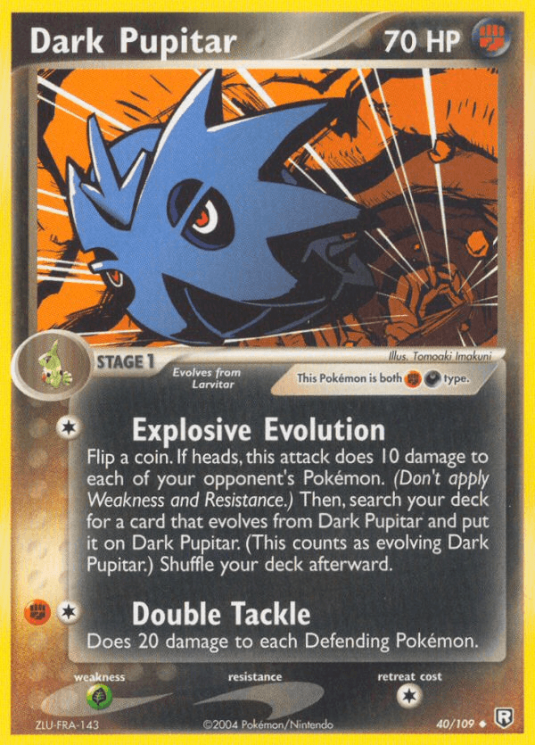 Dark Pupitar, carta 40 de Team Rocket Returns