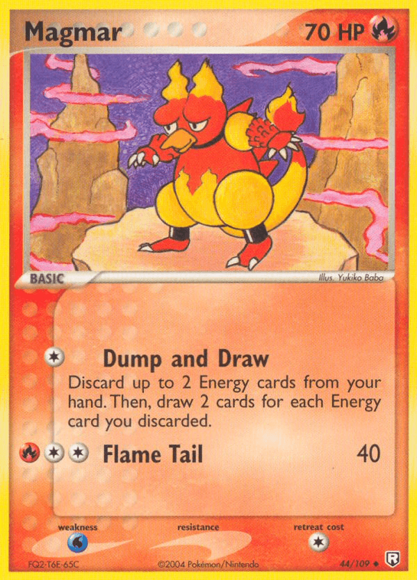 Magmar, carta 44 de Team Rocket Returns