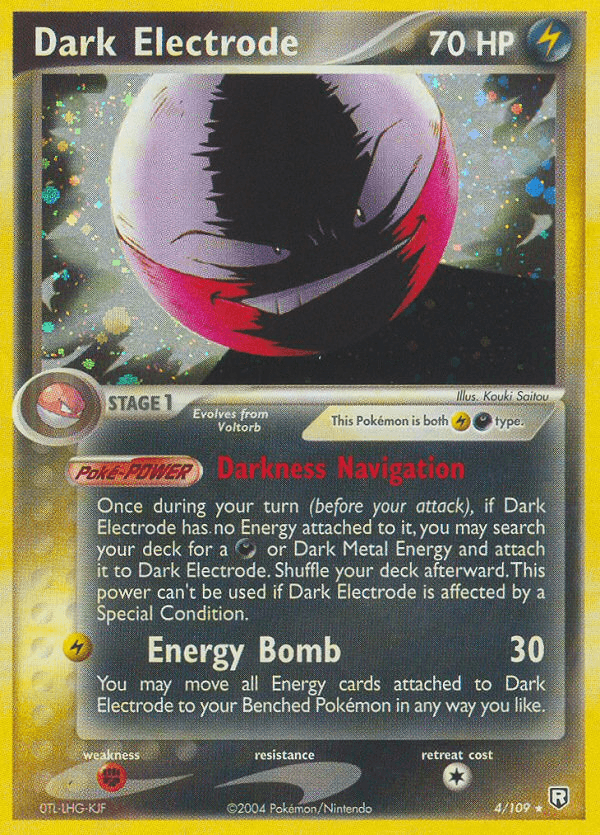 Dark Electrode, carta 4 de Team Rocket Returns