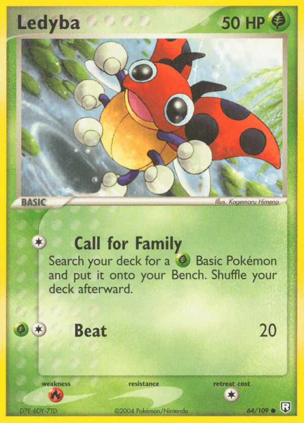 Ledyba, carta 64 de Team Rocket Returns