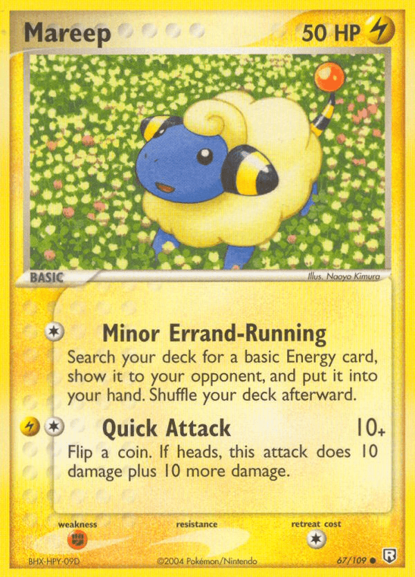 Mareep, carta 67 de Team Rocket Returns