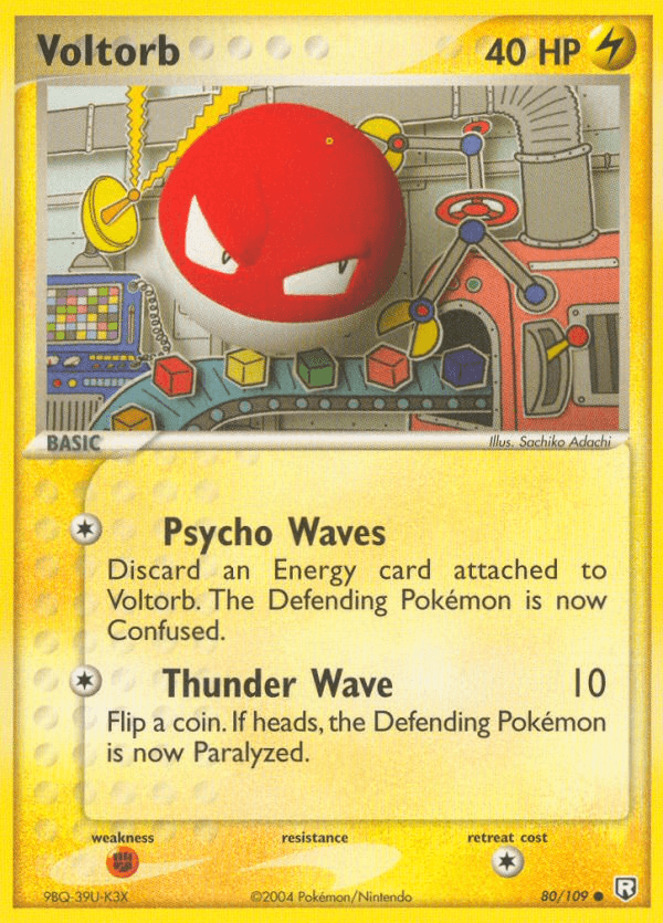 Voltorb, carta 80 de Team Rocket Returns