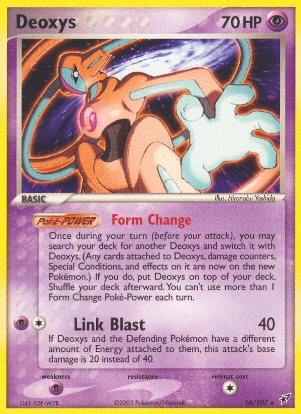Deoxys, carta 16 de Deoxys