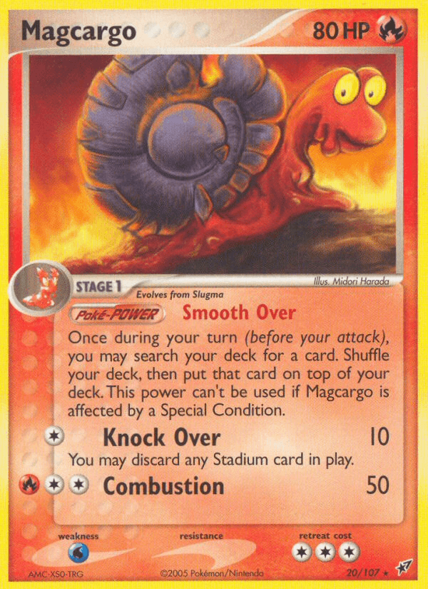 Magcargo, carta 20 de Deoxys