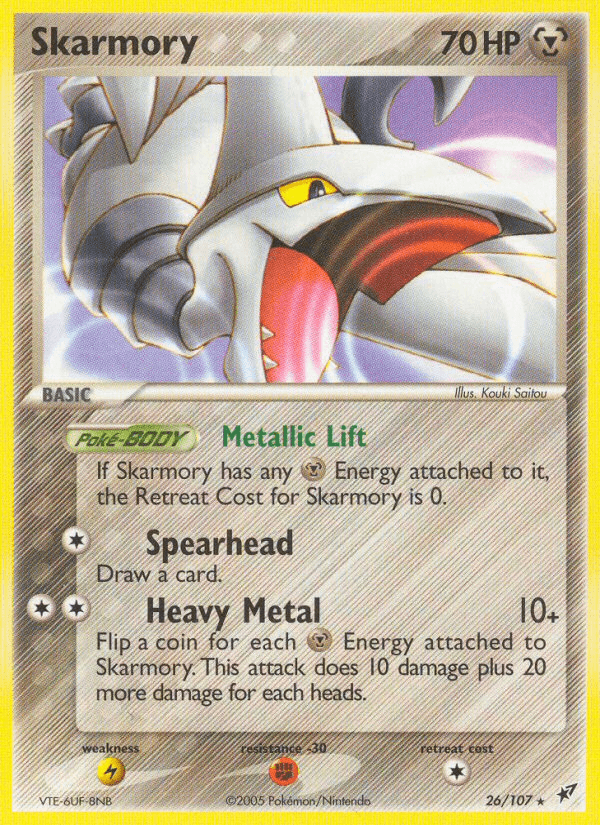 Skarmory, carta 26 de Deoxys