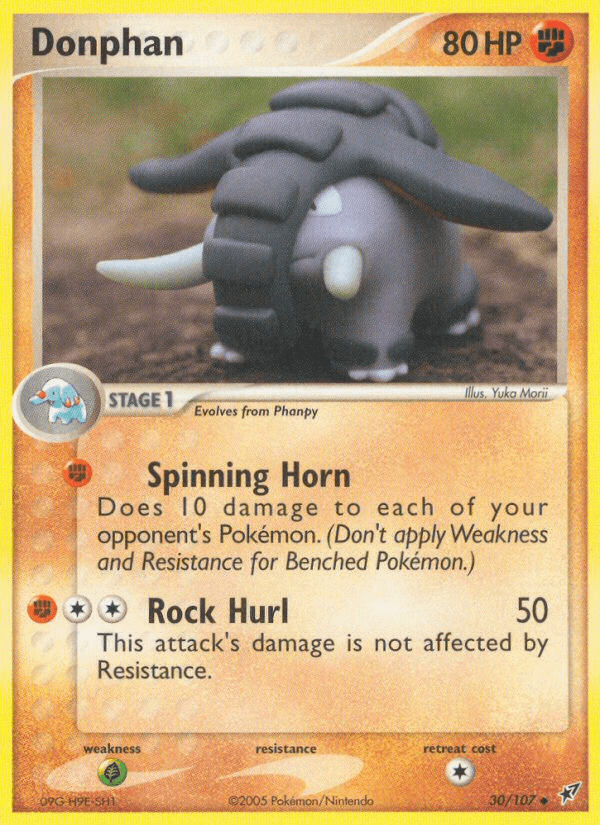 Donphan, carta 30 de Deoxys