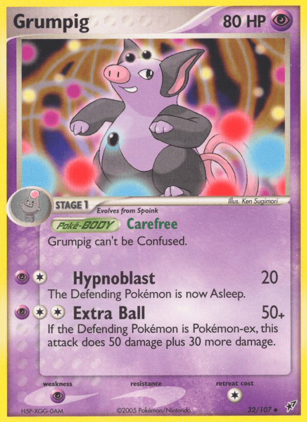 Grumpig, carta 32 de Deoxys