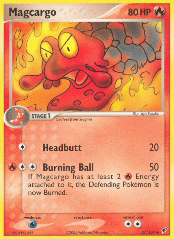 Magcargo, carta 37 de Deoxys