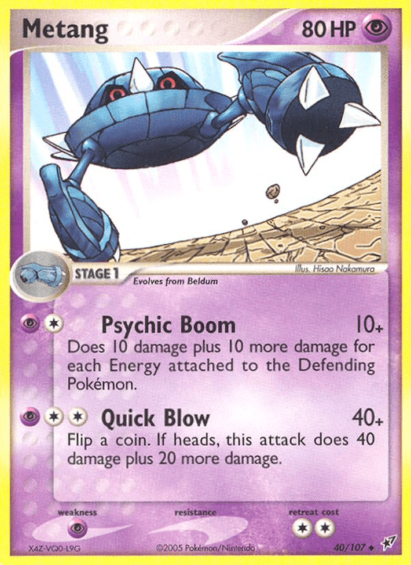 Metang, carta 40 de Deoxys