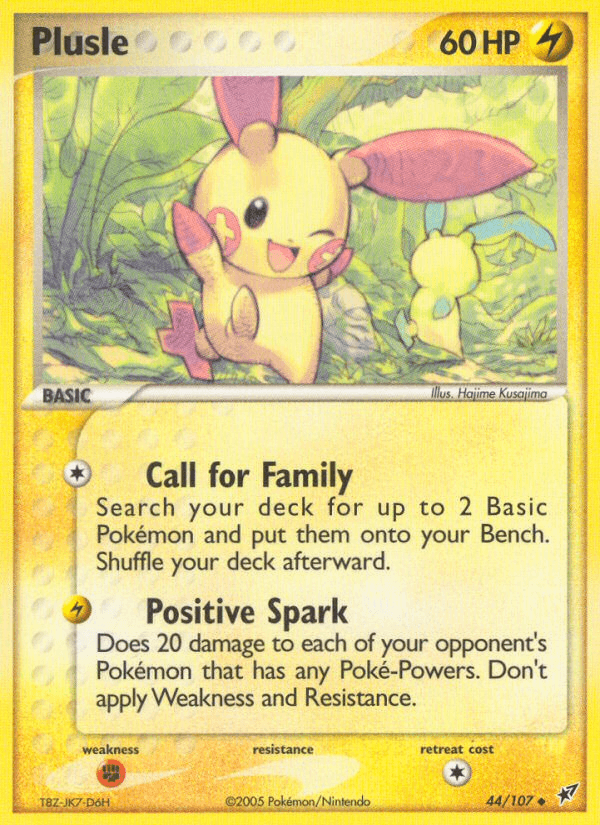 Plusle, carta 44 de Deoxys