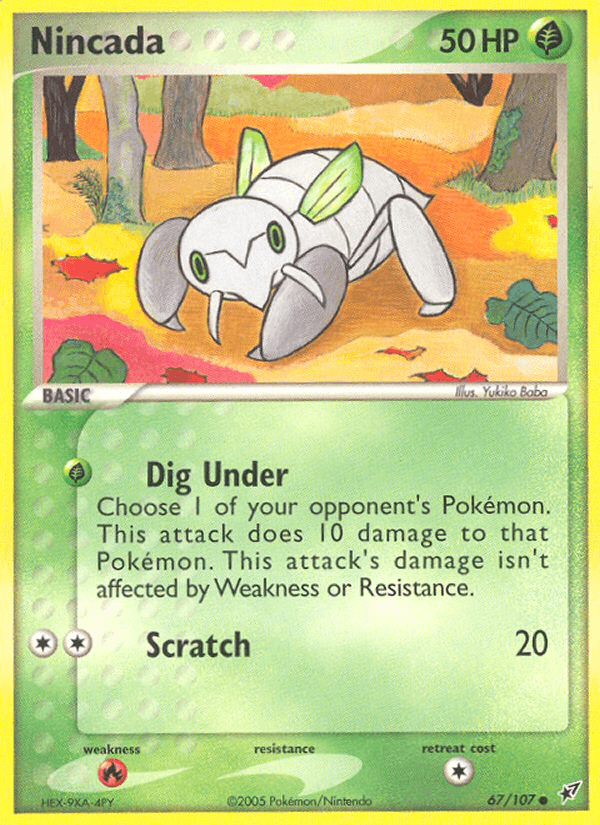 Nincada, carta 67 de Deoxys