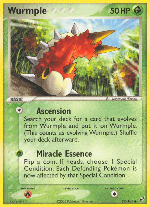 Wurmple, carta 82 de Deoxys