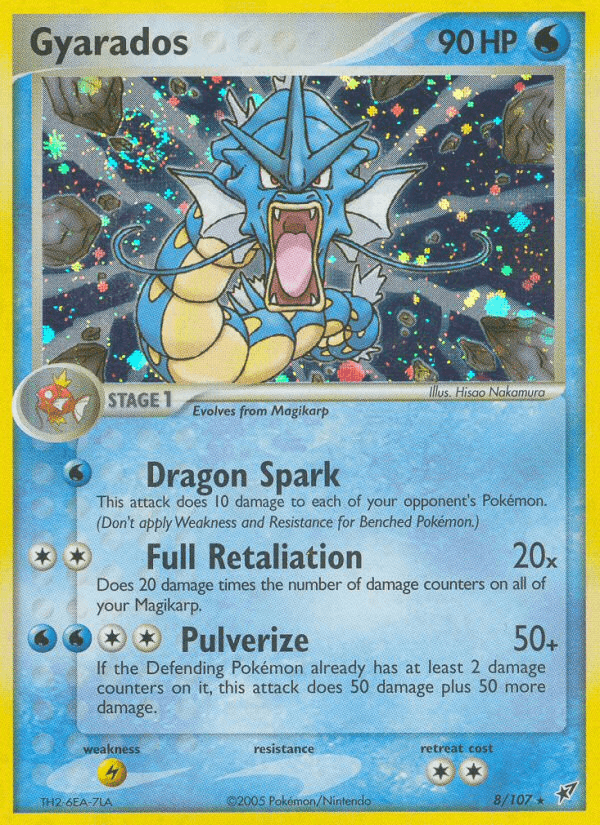 Gyarados, carta 8 de Deoxys