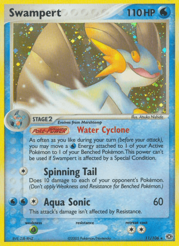 Swampert, carta 11 de Emerald