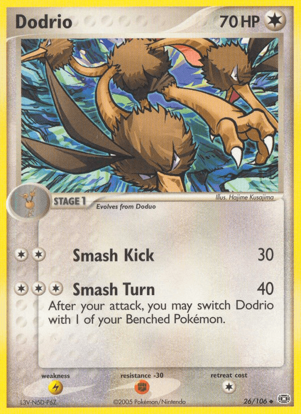 Dodrio, carta 26 de Emerald