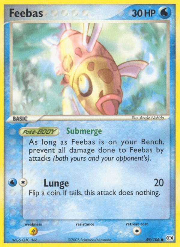 Feebas, carta 49 de Emerald