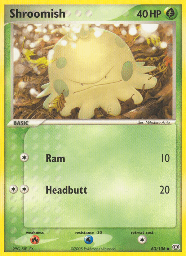 Shroomish, carta 63 de Emerald
