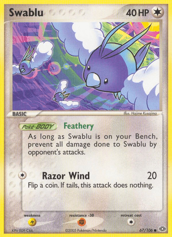 Swablu, carta 67 de Emerald