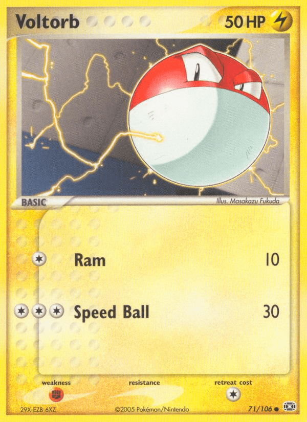 Voltorb, carta 71 de Emerald