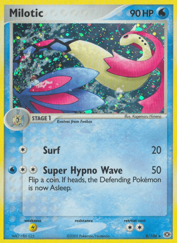 Milotic, carta 8 de Emerald
