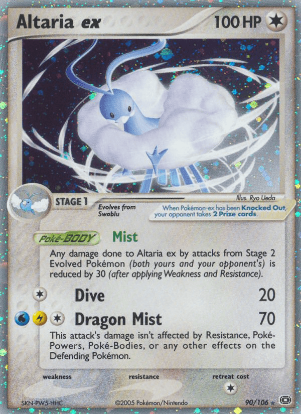 Altaria ex, carta 90 de Emerald