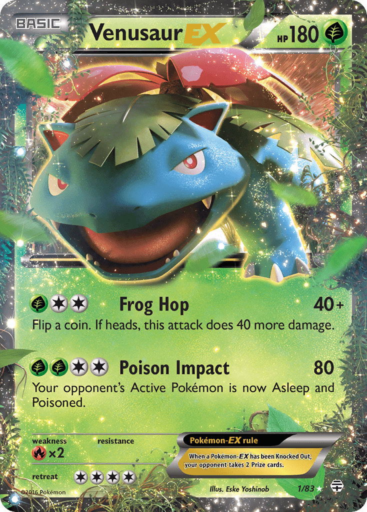 Venusaur EX, carta 1 de Generations