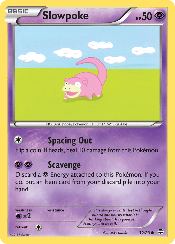 Slowpoke, carta 32 de Generations