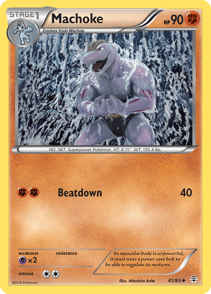 Machoke, carta 41 de Generations