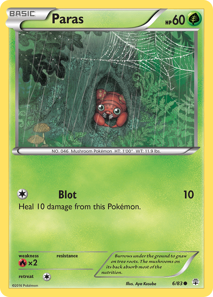 Paras, carta 6 de Generations