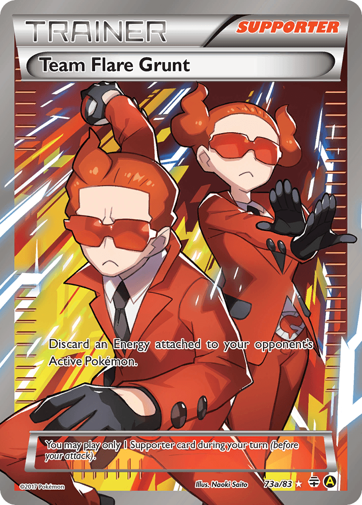 Team Flare Grunt, carta 73a de Generations