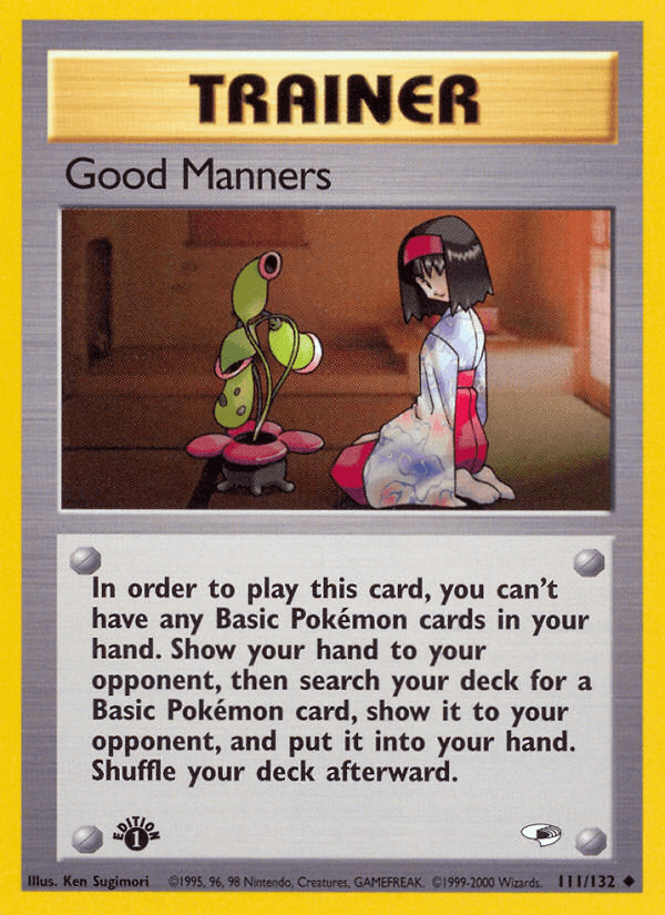 Good Manners, carta 111 de Gym Heroes