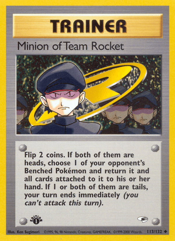 Minion of Team Rocket, carta 113 de Gym Heroes