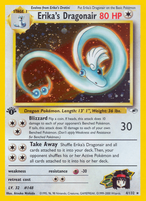 Erika's Dragonair, carta 4 de Gym Heroes