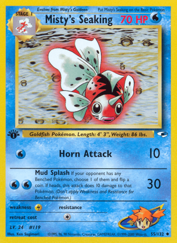 Misty's Seaking, carta 55 de Gym Heroes