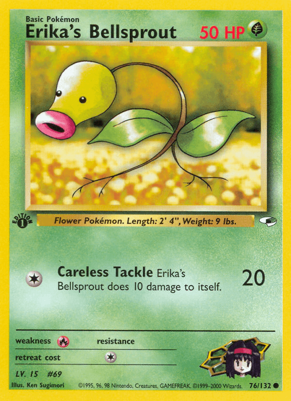 Erika's Bellsprout, carta 76 de Gym Heroes