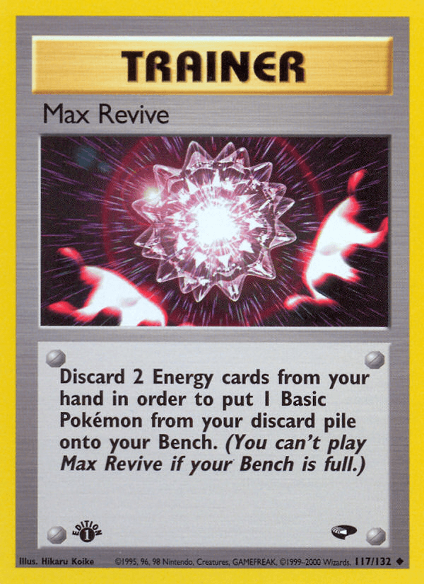 Max Revive, carta 117 de Gym Challenge