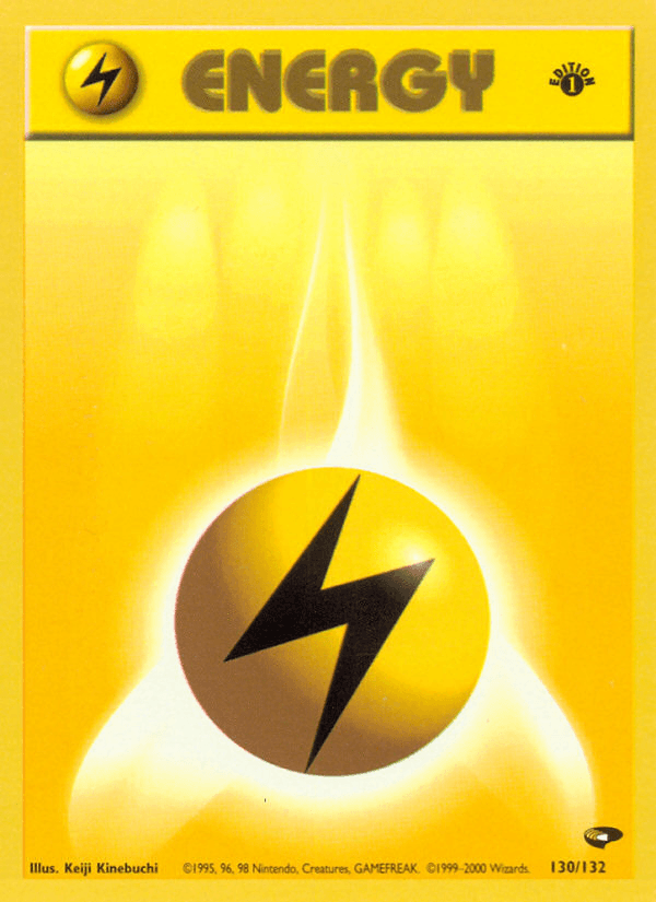 Lightning Energy, carta 130 de Gym Challenge