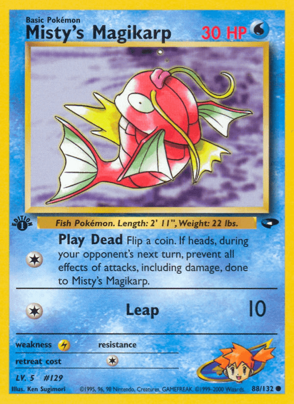 Misty's Magikarp, carta 88 de Gym Challenge